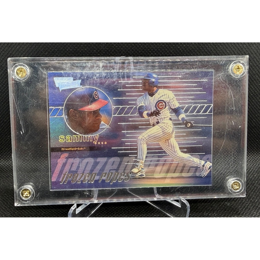 Sammy Sosa 1999 Upper Deck Ultimate Victory Frozen Ropes Chicago Cubs MLB Card